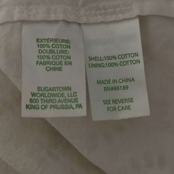 Lilly Pulitzer Resort White Trixie Top One Shoulder Sunshine Eyelet Small - Picture 6 of 6